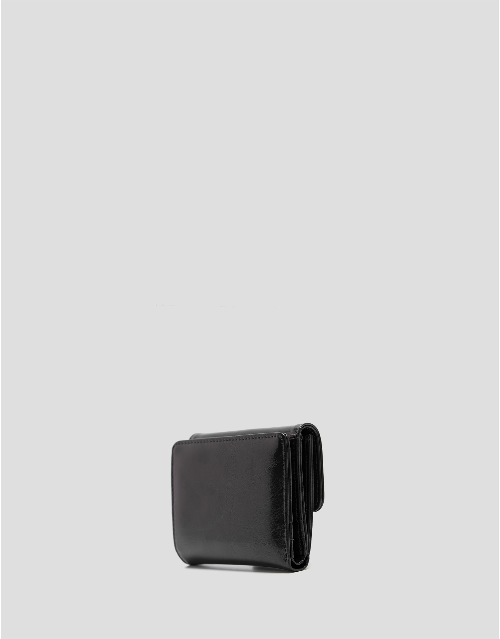 Cartera Margot Mini piel craquelada negra | Roberto Verino