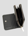Bruna green grained leather zip wallet - Gifts | Roberto Verino
