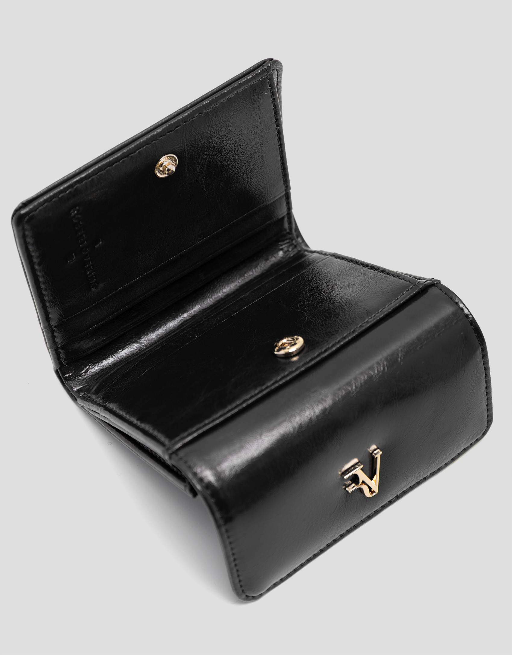 Cartera Margot Mini piel craquelada negra | Roberto Verino