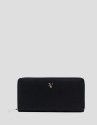 Cartera Bruna Maxi piel granulada negra - Mujer | Roberto Verino
