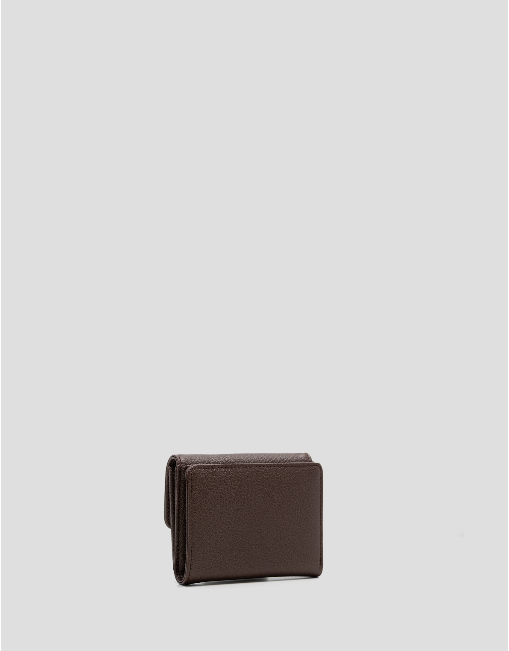 Cartera Bruna Mini piel granulada marrón | Roberto Verino