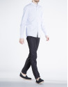 Camisa azul sport Jacquard rayas