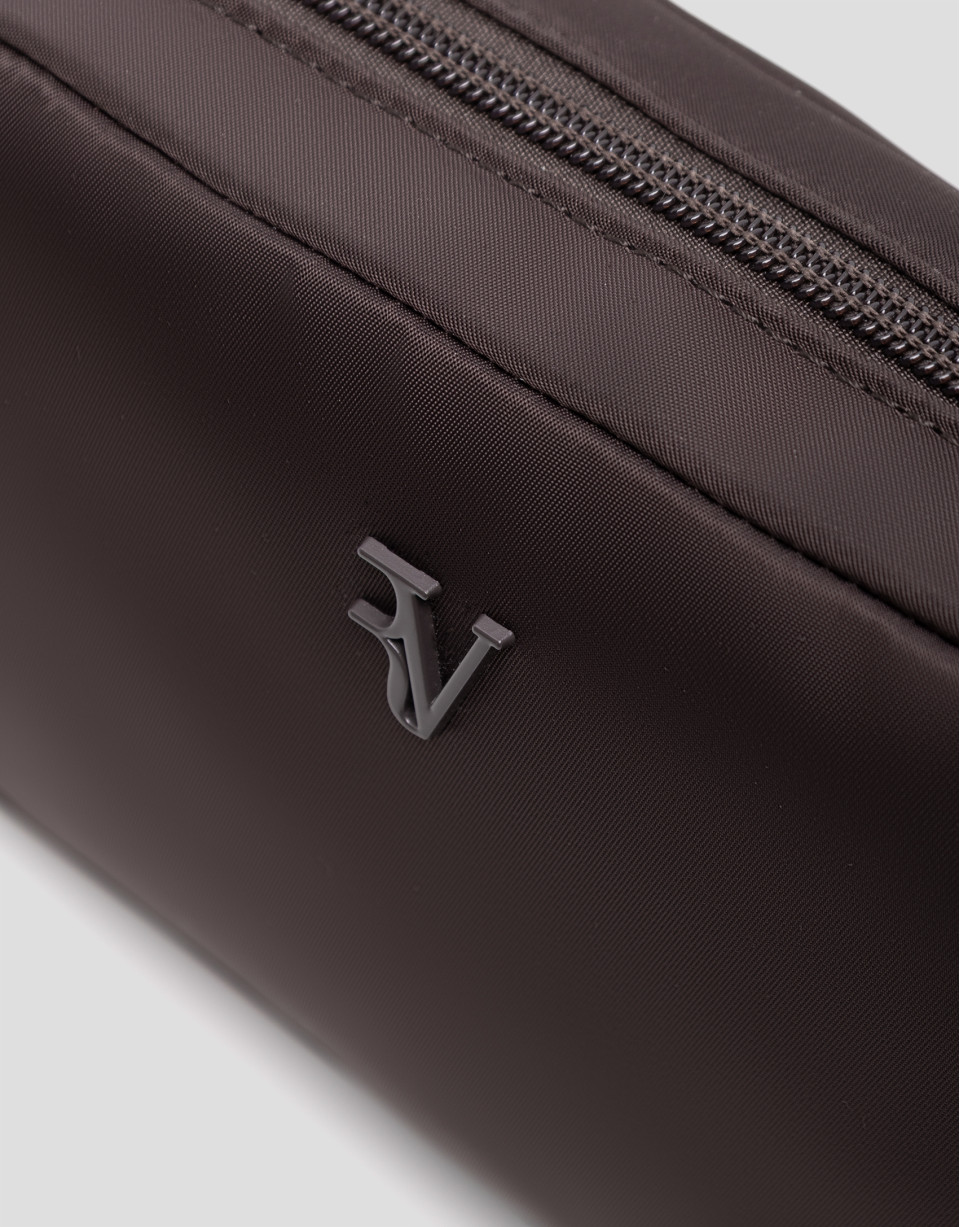 Violeta brown nylon toiletries bag - Woman | Roberto Verino
