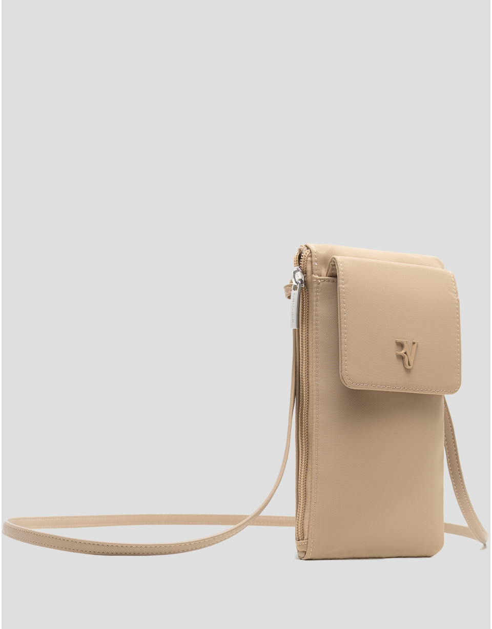 Bolso portamóvil Violeta nailon beige - Regalos | Roberto Verino