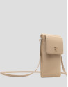Violeta mobile phone bag in beige nylon - Gifts | Roberto Verino