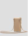 Violeta mobile phone bag in beige nylon - Gifts | Roberto Verino