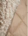 Reversible camel quilted jacket - Woman | Roberto Verino