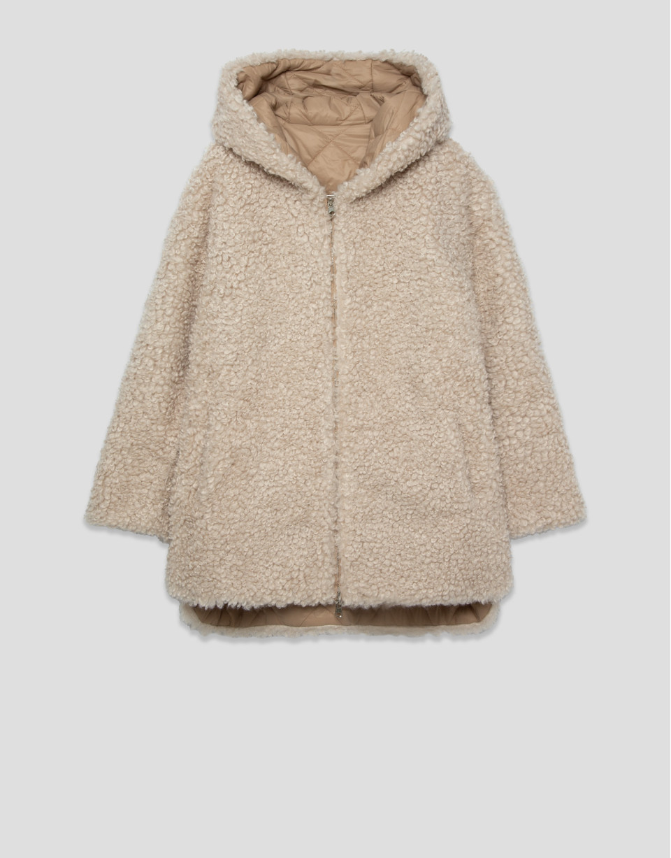 Chaquetón acolchado reversible cámel - Mujer | Roberto Verino