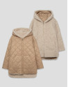 Chaquetón acolchado reversible cámel - Mujer | Roberto Verino