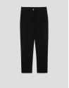 Pantalón punto elástico negro - Mujer - OI2025 | Roberto Verino