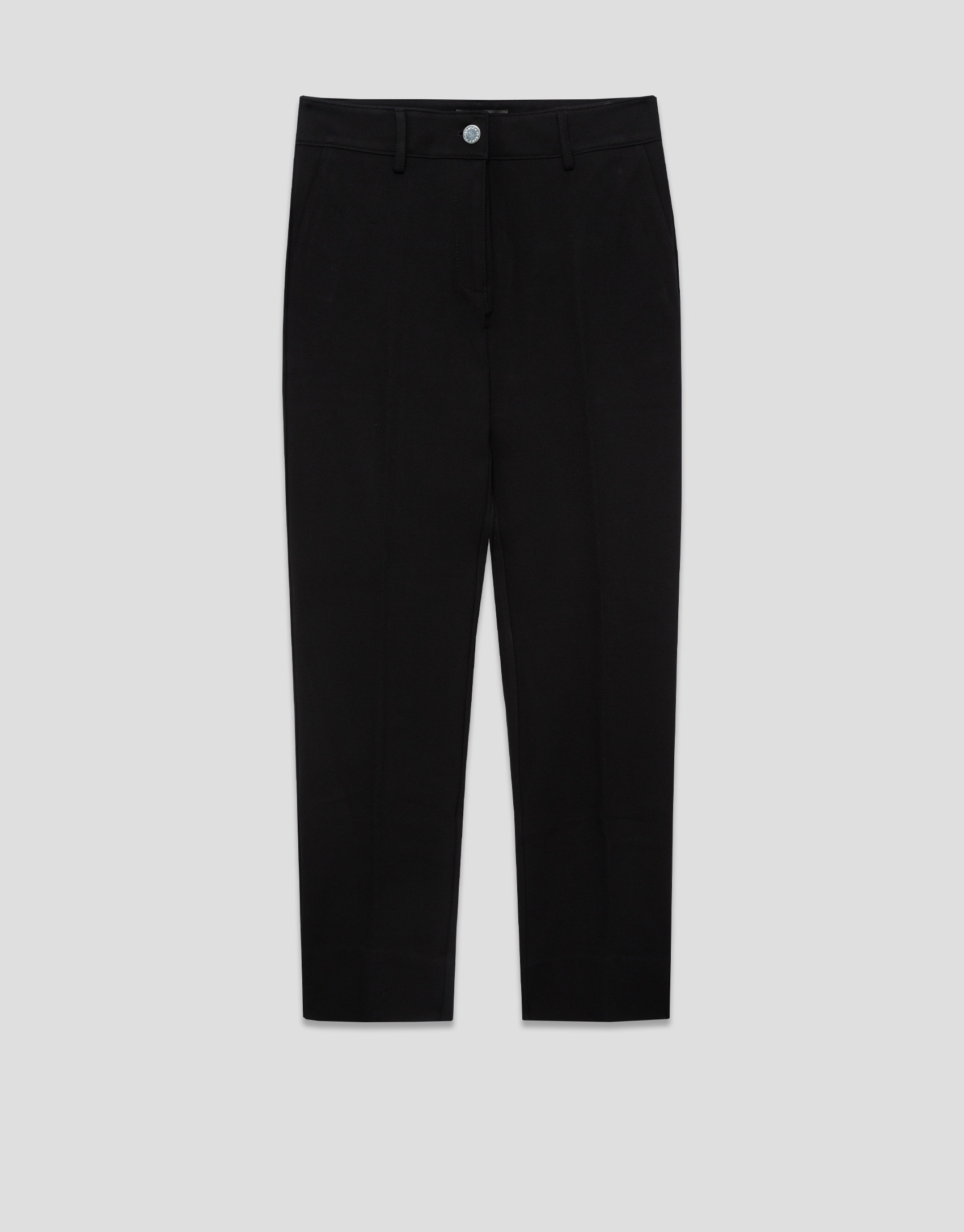 Pantalón punto elástico negro - Mujer - OI2025 | Roberto Verino
