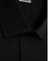 Camisa vestir slim negro puño gemelo - Hombre | Roberto Verino