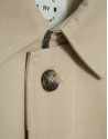 Beige raglan sleeve trench coat - Man - SS2026 | Roberto Verino
