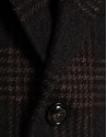 Large checkered coat in brown and natural tones | Roberto Verino