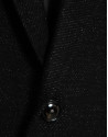 Abrigo sarga negro/blanco - Hombre - OI2025 | Roberto Verino