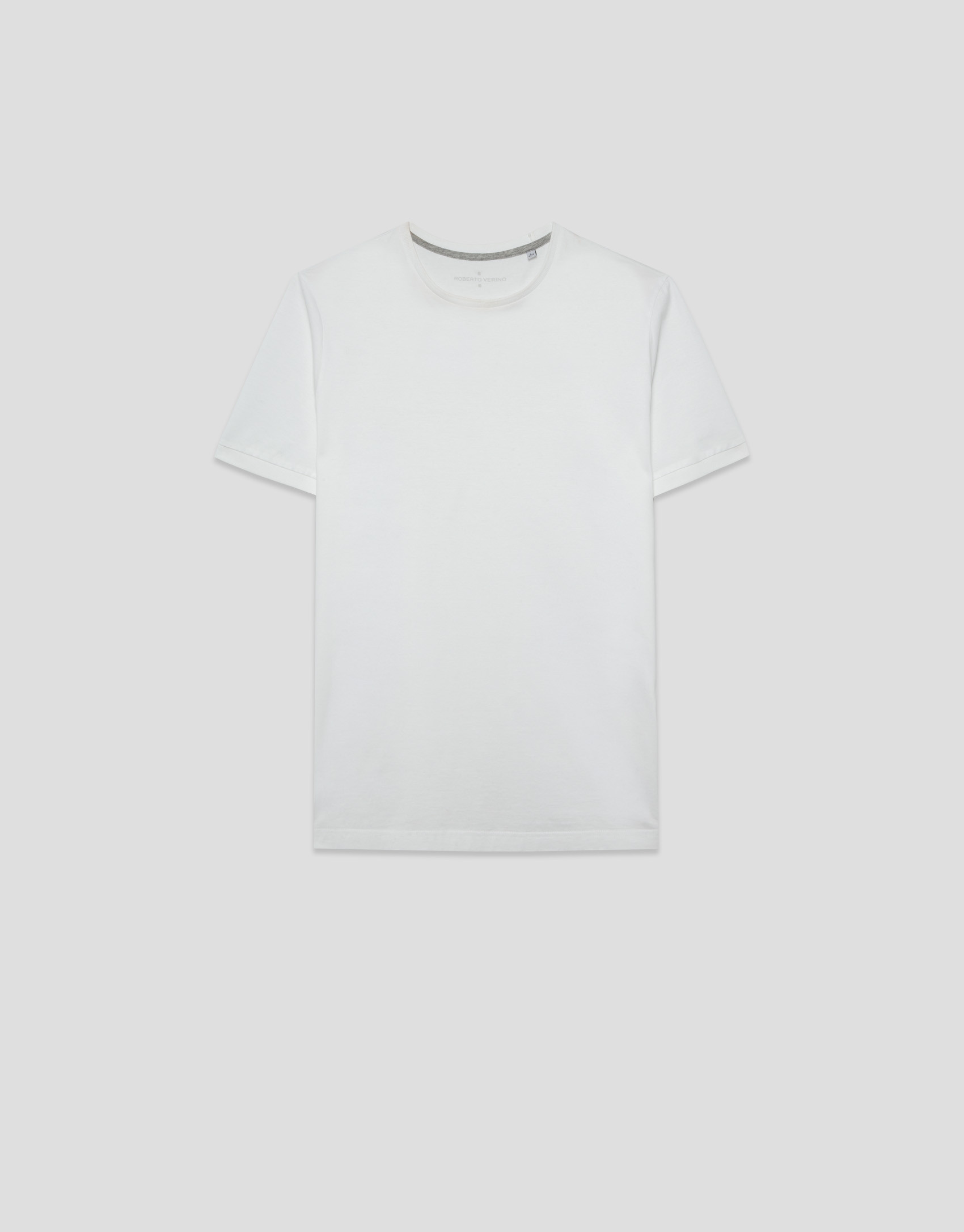 Camiseta mercerizada blanca - Hombre - PV2026 | Roberto Verino