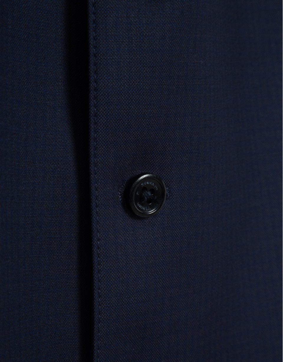 Dark blue blue wool waistcoat - Man - SS2026 | Roberto Verino