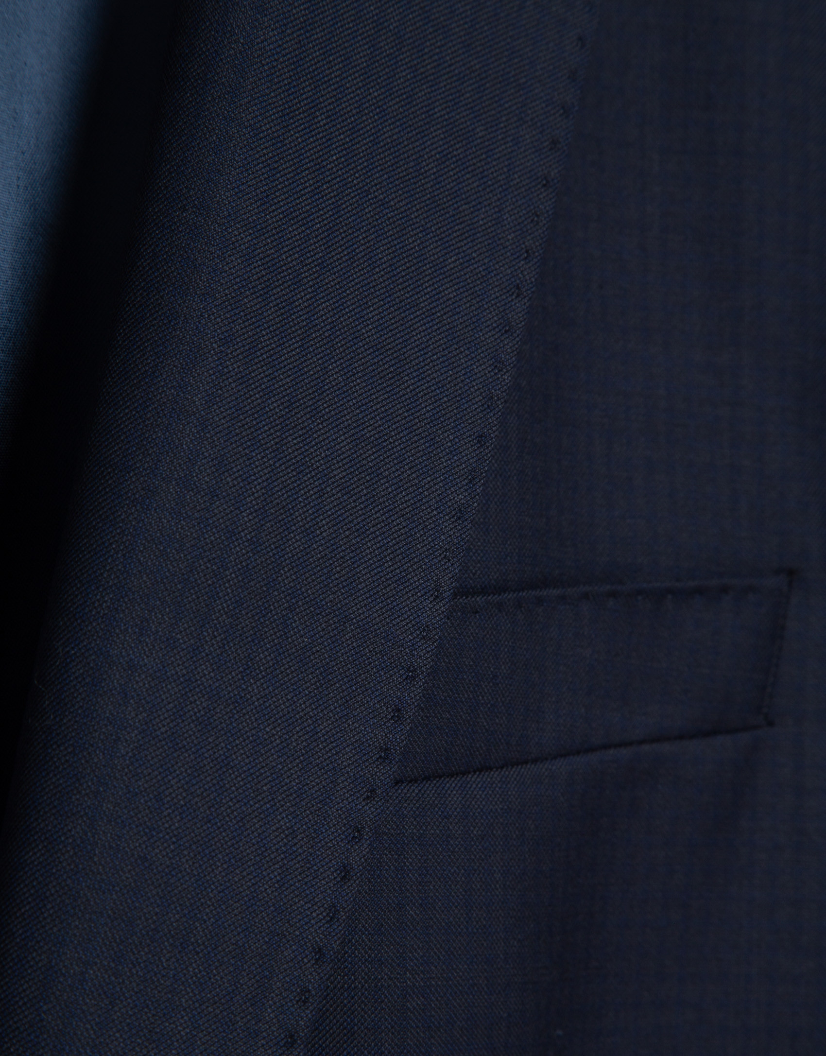 Traje half canvas slim fit liso marino - Hombre | Roberto Verino