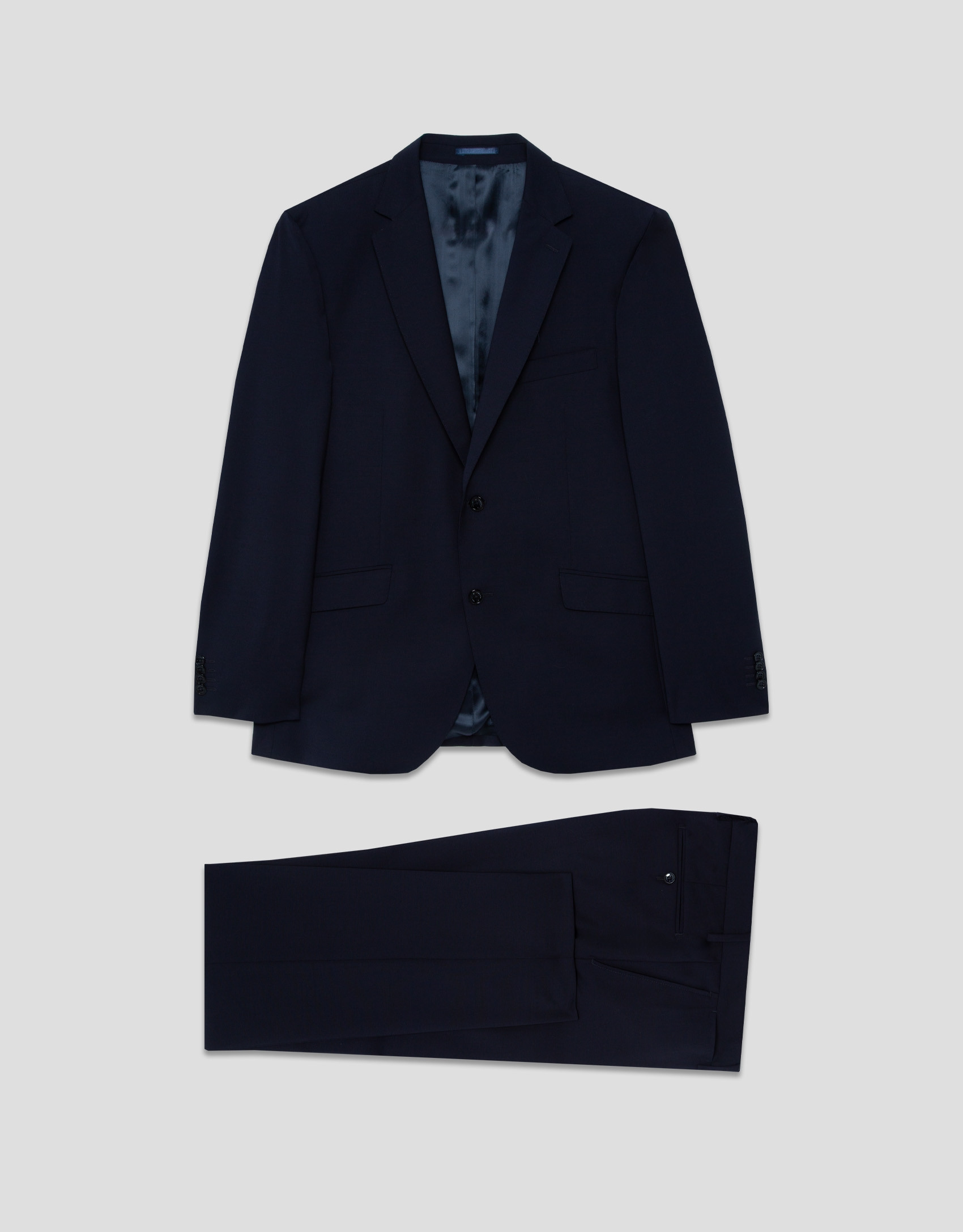 Traje half canvas regular fit azul oscuro | Roberto Verino