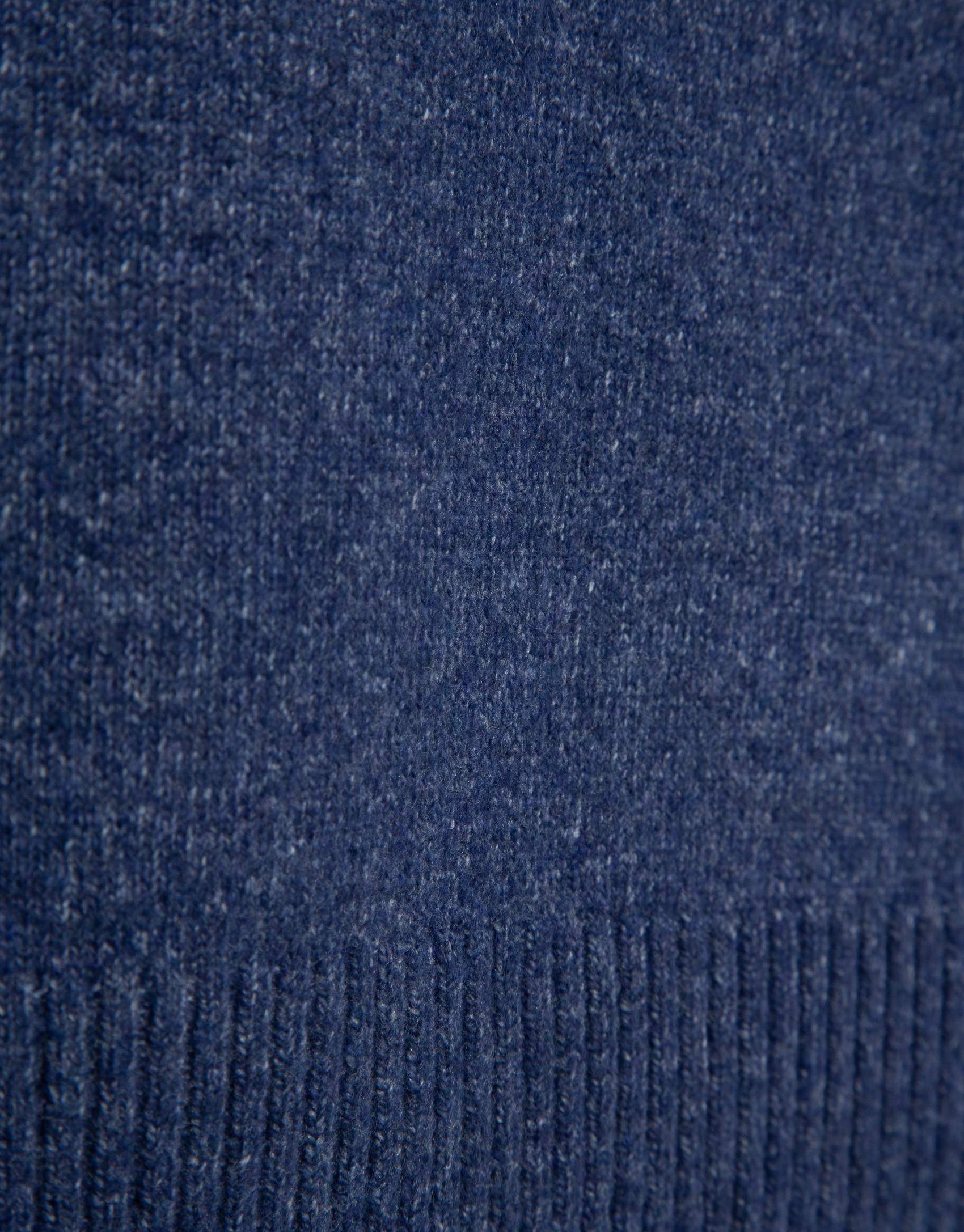 Jersey cuello cisne azul melange - Hombre | Roberto Verino