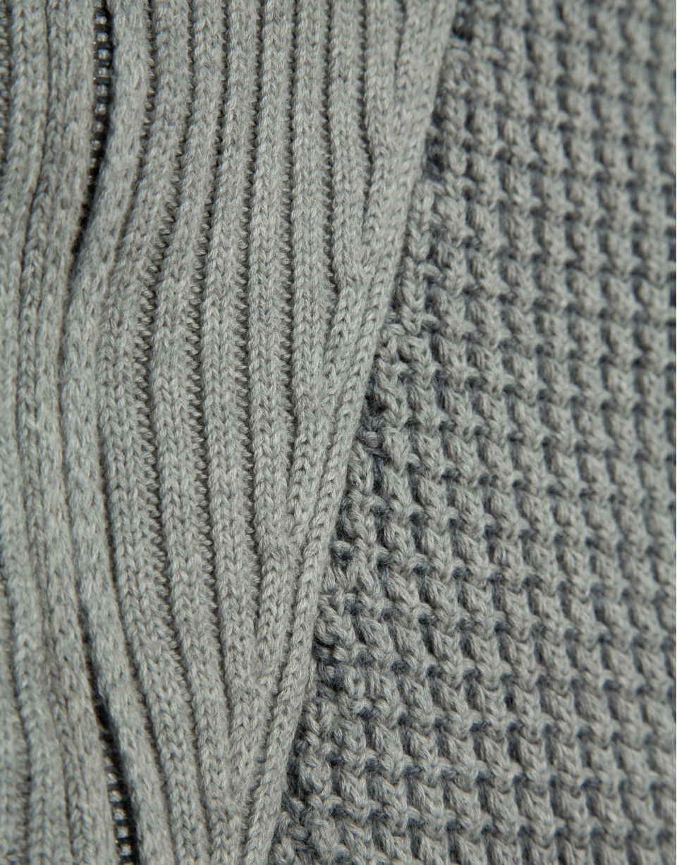 Jersey cuello envolvente color gris - Hombre | Roberto Verino