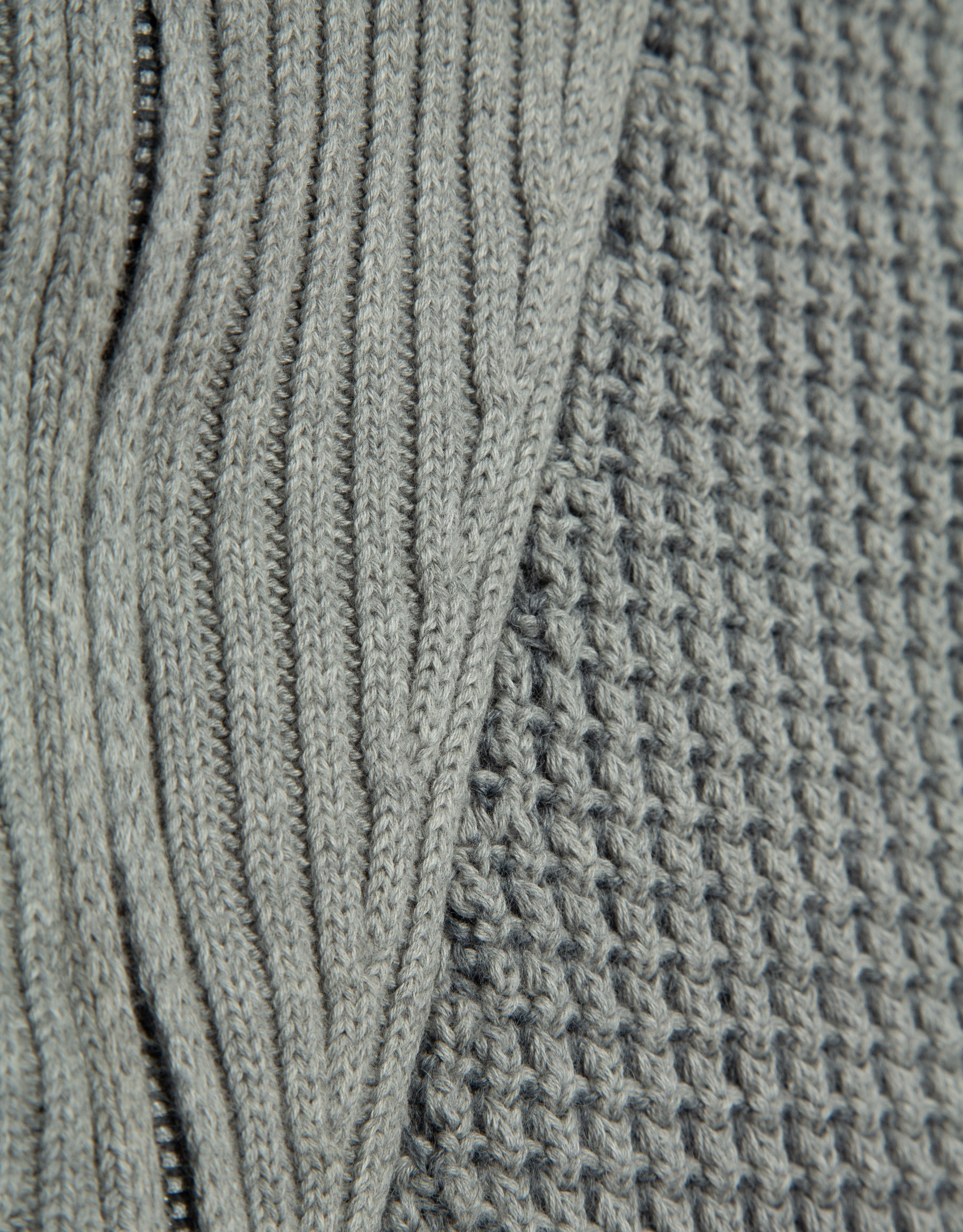 Jersey cuello envolvente color gris - Hombre | Roberto Verino
