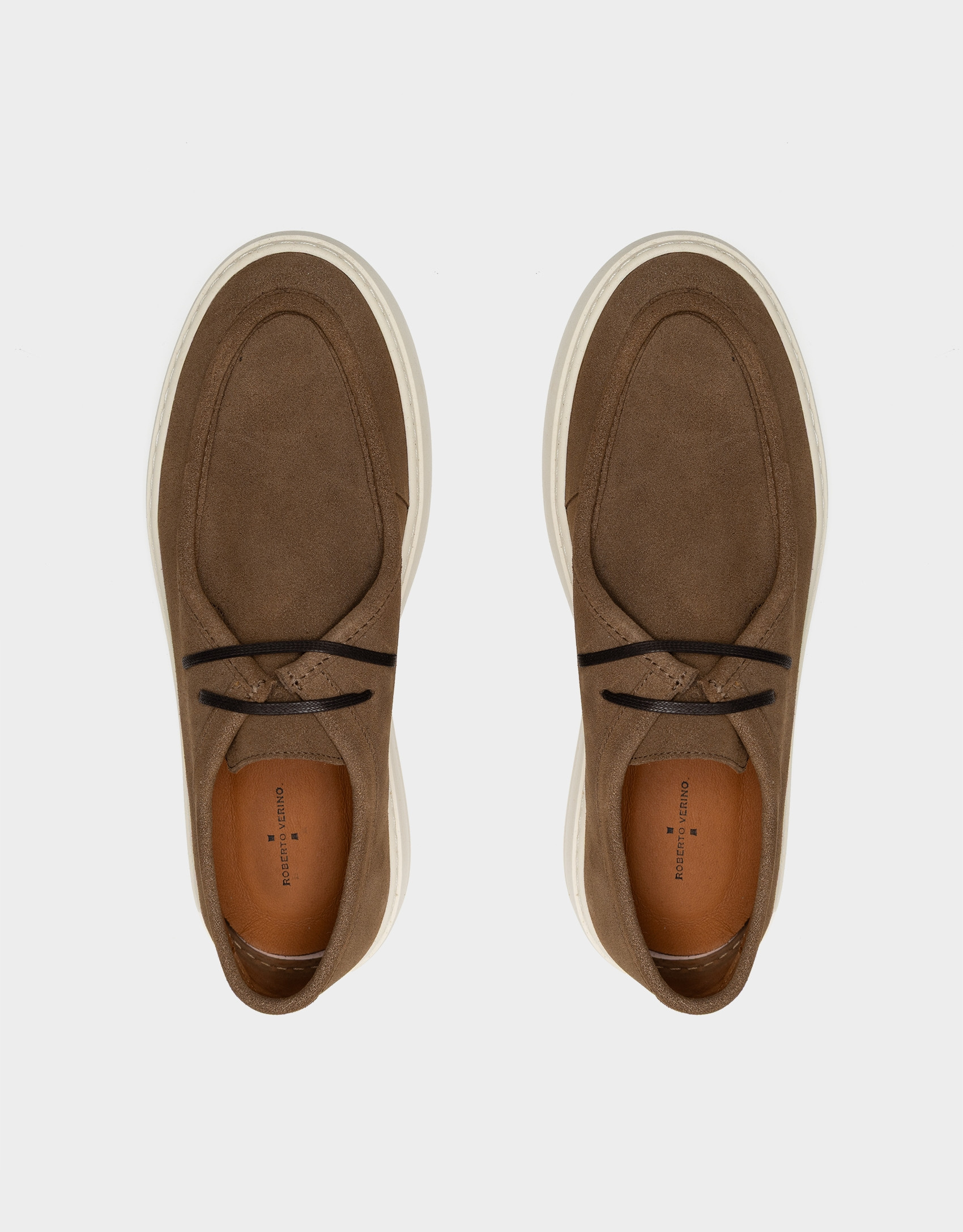 Tan Derby shoes - Gifts - AW2025 | Roberto Verino