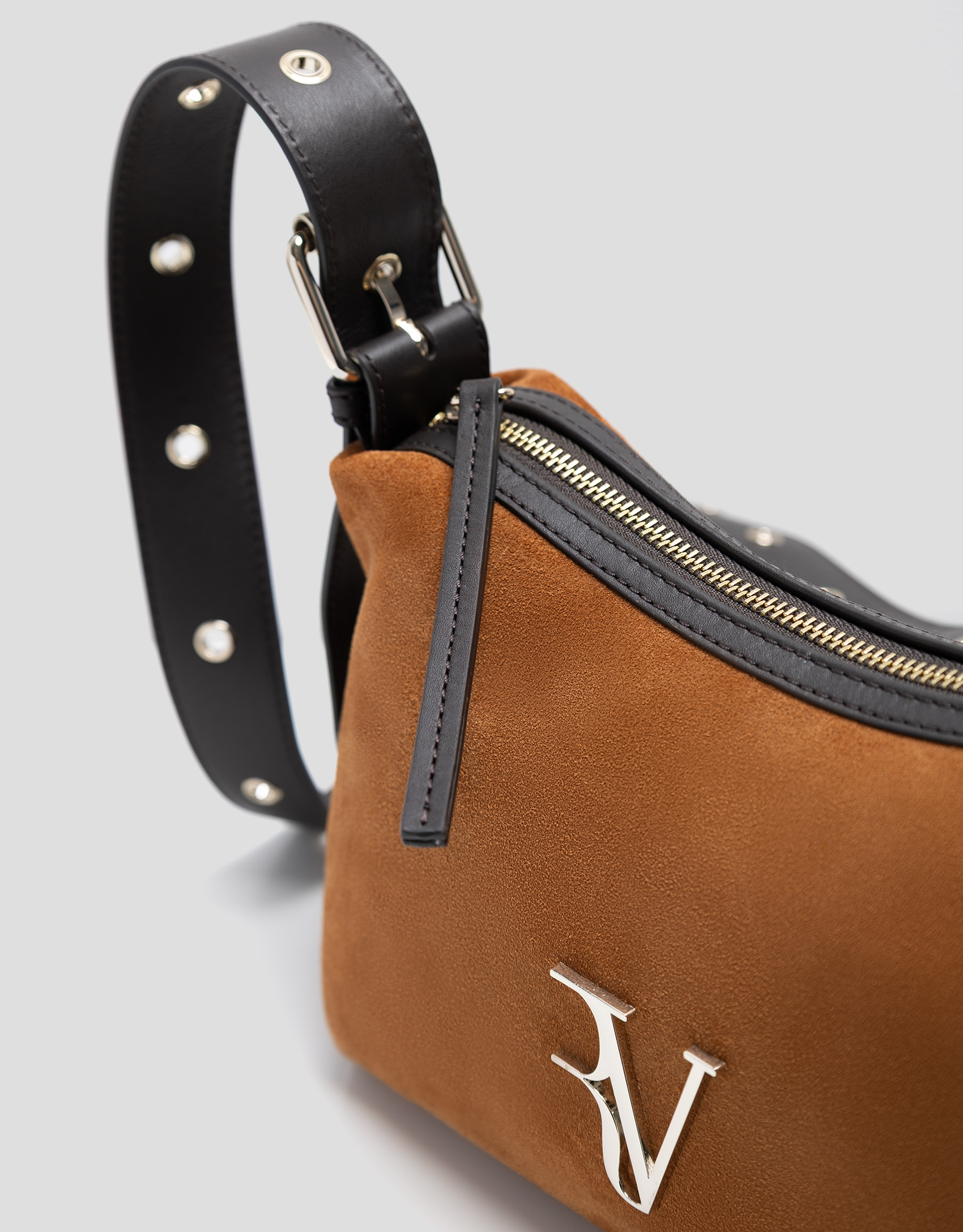 Bolso de hombro Margot ante marrón - Regalos | Roberto Verino