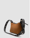 Margot brown suede shoulder bag - Gifts | Roberto Verino