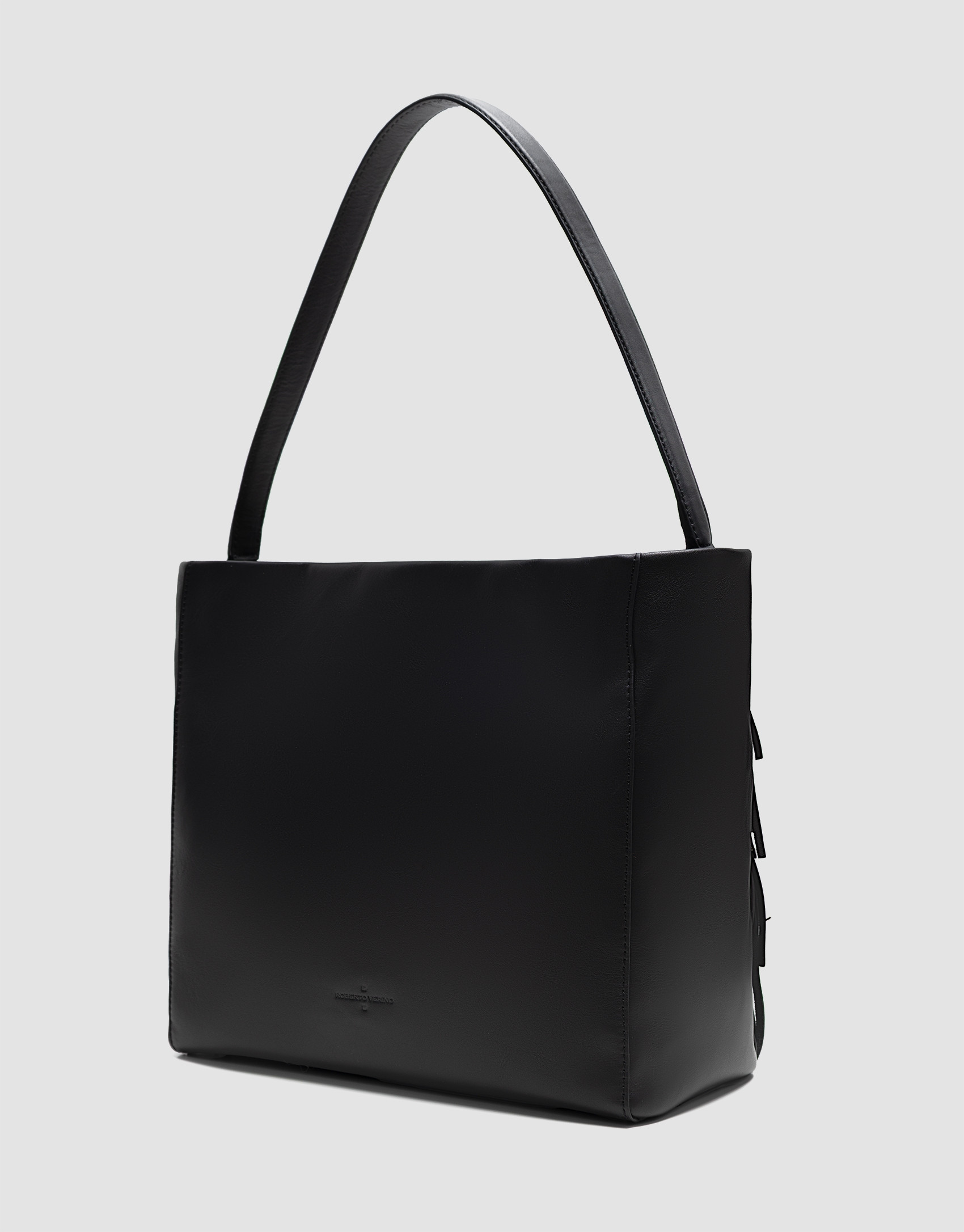 Chloe black leather hobo bag with fringes | Roberto Verino