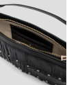 Chloe mini bag in black leather with fringe | Roberto Verino