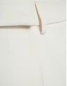 Light beige crepe straight pants - Woman | Roberto Verino