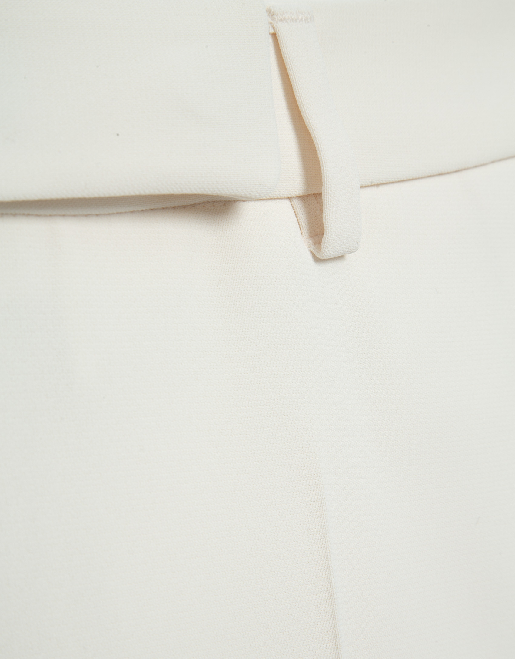 Pantalón recto crepe crudo - Mujer - OI2025 | Roberto Verino