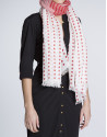Red dotted scarf
