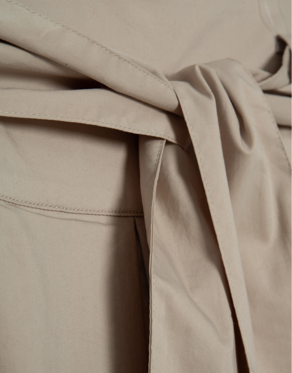 Camel pleated midi skirt - Woman - SS2026 | Roberto Verino