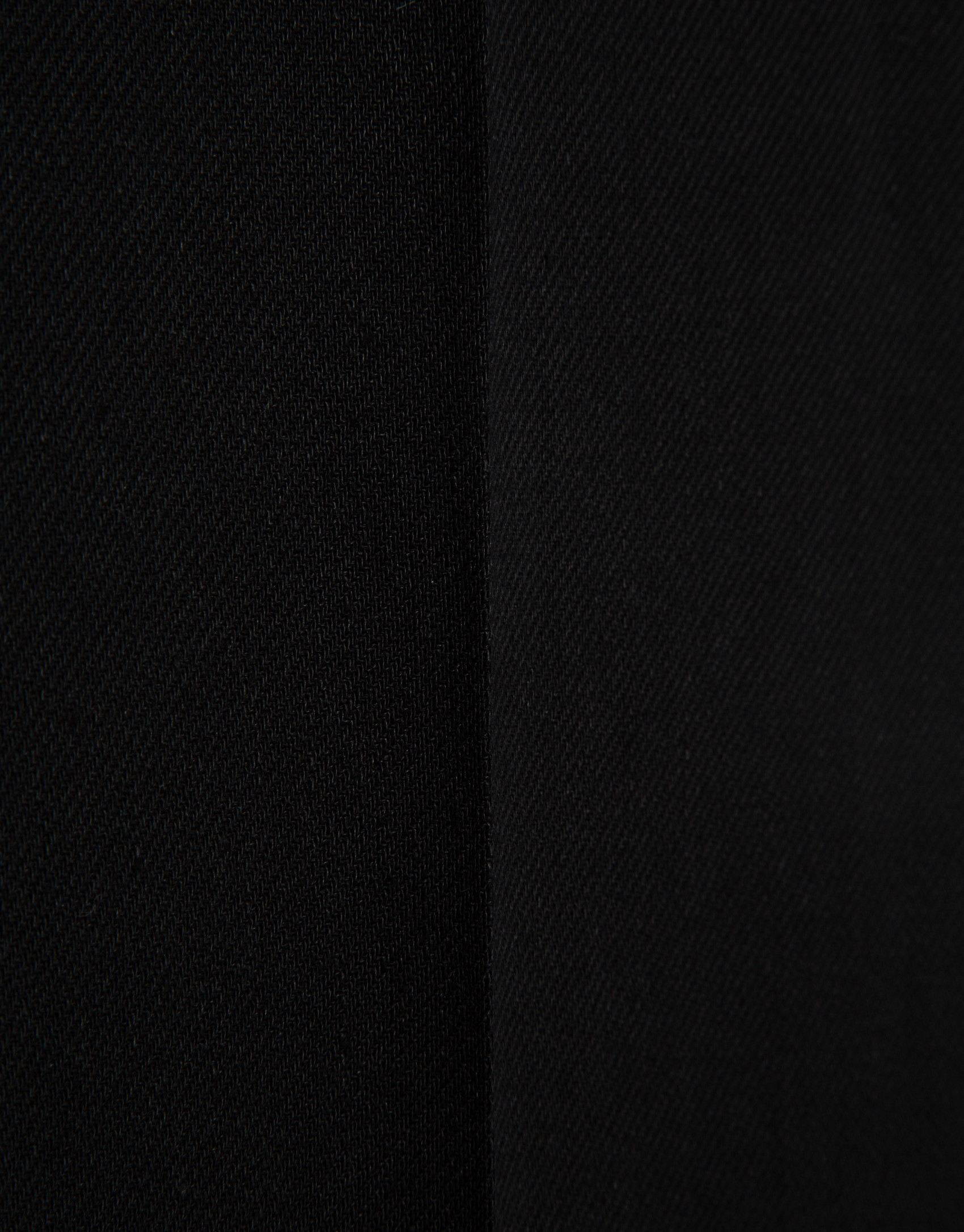 Black linen blend straight-leg trousers - Woman | Roberto Verino