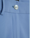 Light blue crepe straight-leg trousers - Woman | Roberto Verino