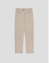 Trousers with beige technical fabric tabs | Roberto Verino