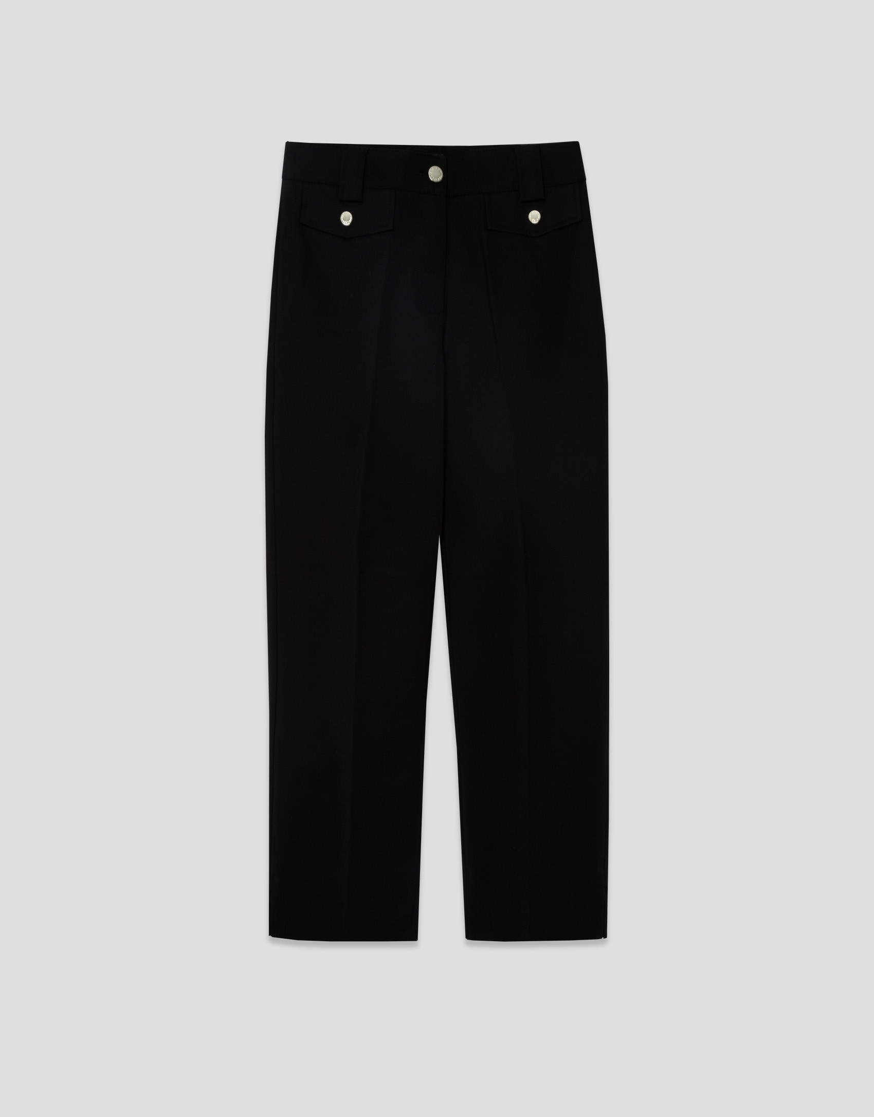 Trousers with technical fabric black tabs | Roberto Verino