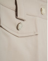 Trousers with beige technical fabric tabs | Roberto Verino
