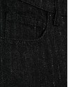 Pantalón vaquero ancho negro con hilo lúrex | Roberto Verino