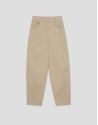 Pantalón corte balloon algodón cámel - Mujer | Roberto Verino