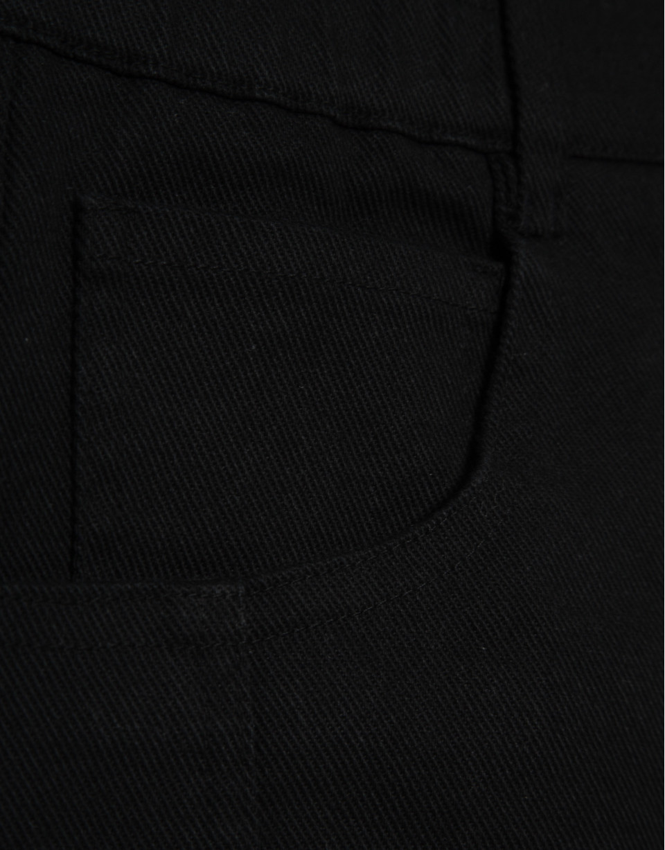 Black cotton balloon trousers - Woman - SS2026 | Roberto Verino