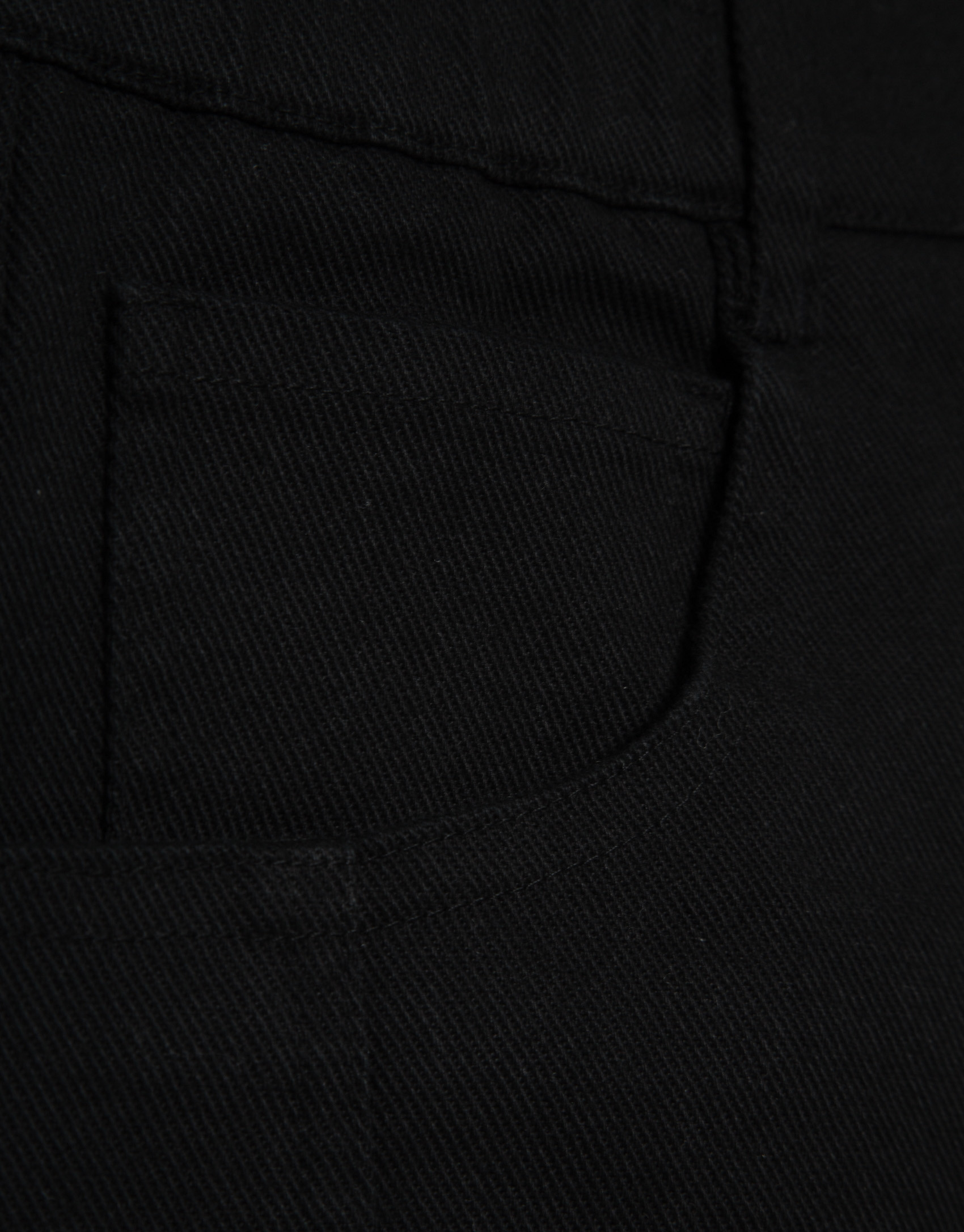 Pantalón corte balloon algodón negro - Mujer | Roberto Verino