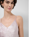 Pink shiny laminated fabric top - Woman | Roberto Verino