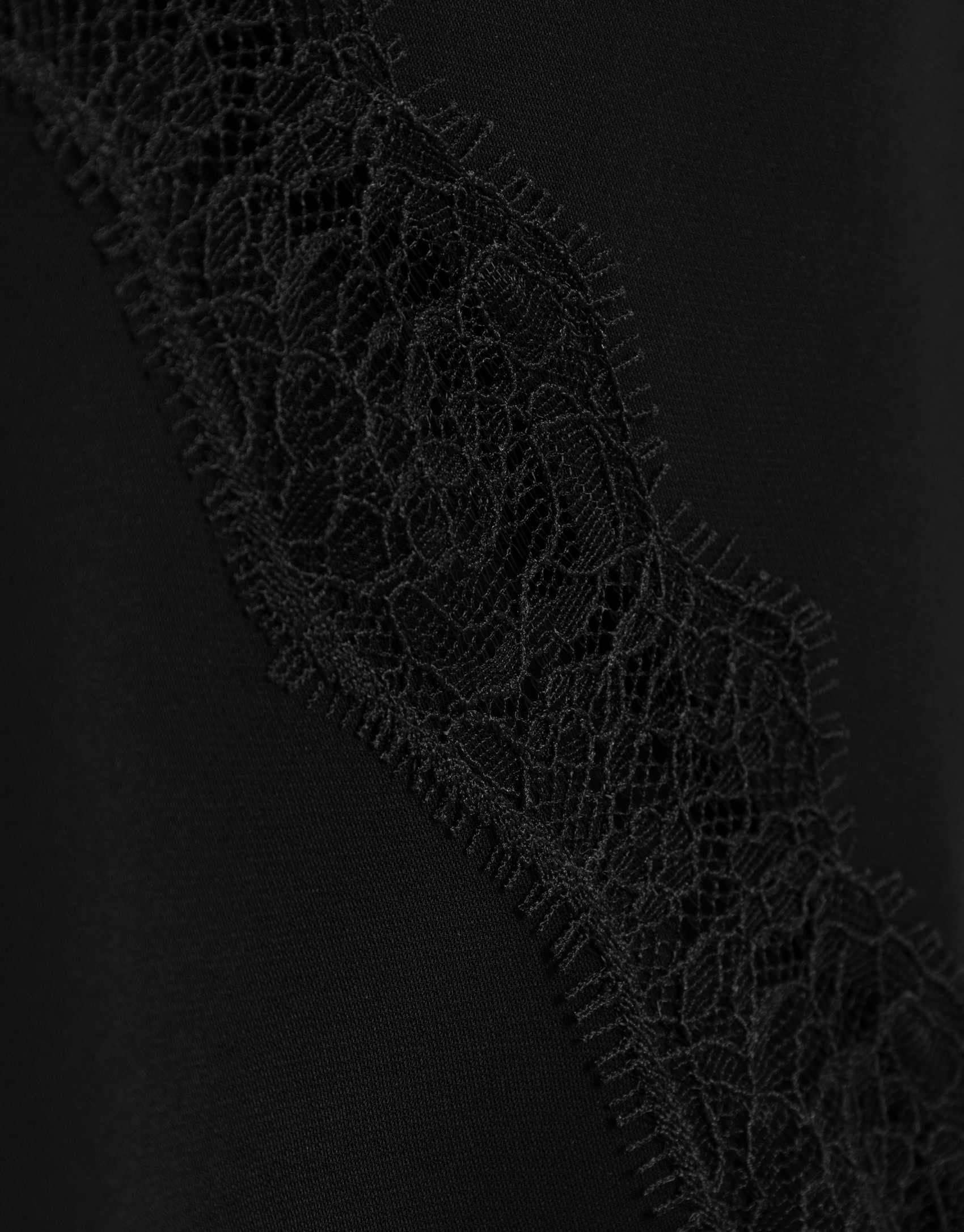 Black lace slip top - Woman - SS2026 | Roberto Verino