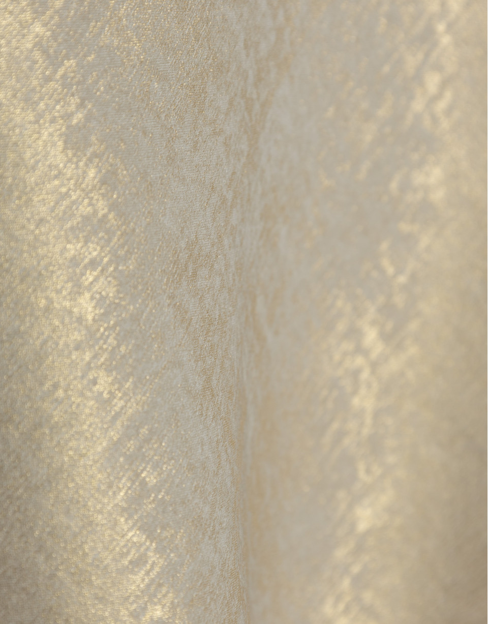 Top sisas tejido laminado brillo dorado - Mujer | Roberto Verino