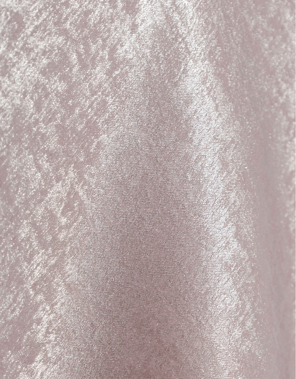 Top sisas tejido laminado brillo rosa - Mujer | Roberto Verino