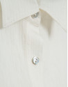 Ecru sleeveless blouse with pockets - Woman | Roberto Verino