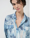 Blusa oversize crepé estampado floral tonos ... | Roberto Verino